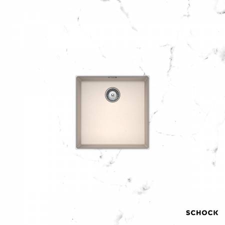 Νεροχύτης Κουζίνας Γρανίτη Manhattan Υποκαθήμενος 45,6x45,6 Schock Cristalite Everest Granite