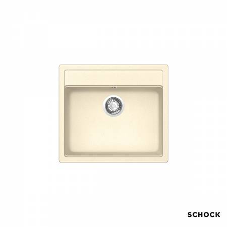 Νεροχύτης Κουζίνας Γρανίτη Manhattan 57x51 Schock Vanilla Granite