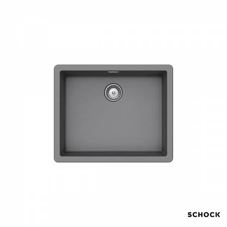 Νεροχύτης Κουζίνας Γρανίτη Manhattan Υποκαθήμενος 55,6x45,6 Schock Cristalite Croma Granite