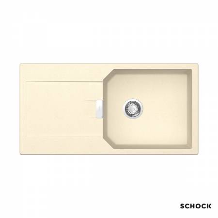 Νεροχύτης Κουζίνας Γρανίτη Manhattan 100x51 Schock Cristalite Vanilla Granite