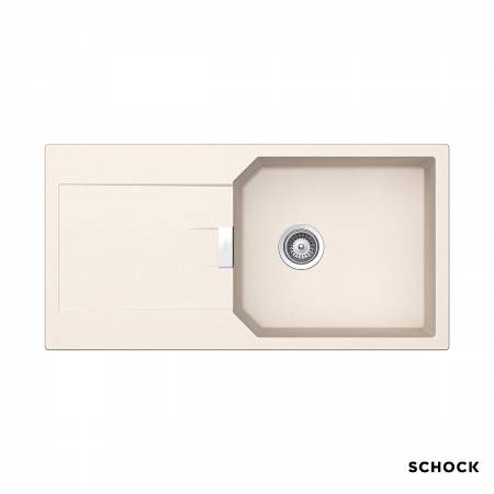 Νεροχύτης Κουζίνας Γρανίτη Manhattan 100x51 Schock Cristalite Everest Granite