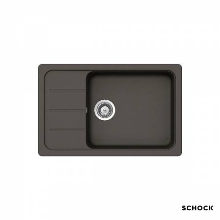 Νεροχύτης Κουζίνας Γρανίτη Element 78x50 Schock Cristalite Asphalt Granite