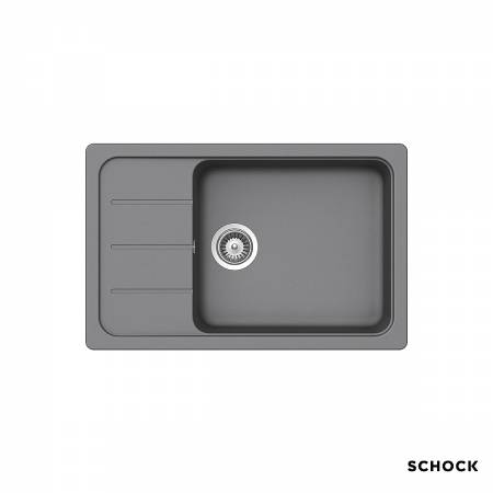 Νεροχύτης Κουζίνας Γρανίτη Element 78x50 Schock Cristalite Croma Granite