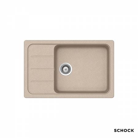 Νεροχύτης Κουζίνας Γρανίτη Element 78x50 Schock Cristalite Sabbia Granite