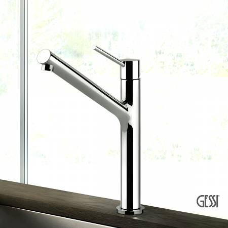 Μπαταρία Νεροχύτη Κουζίνας Thalium Gessi Chrome