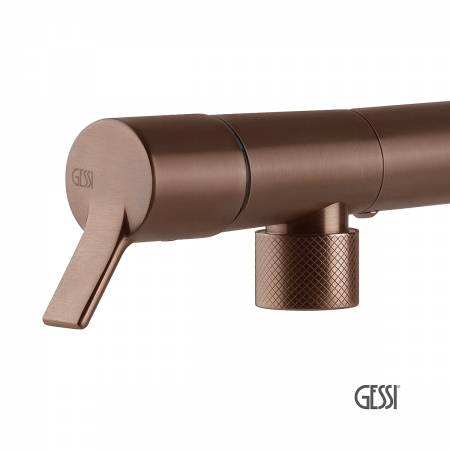 Μπαταρία Νεροχύτη Κουζίνας SU & GIU Gessi Copper Brushed PVD