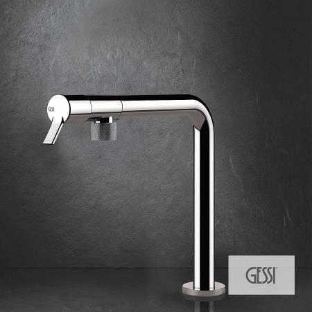 Μπαταρία Νεροχύτη Κουζίνας Fisso Gessi Chrome