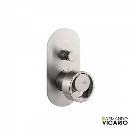 Μίκτης Εντοιχισμού 2 Εξόδων Halo Vicario Inox