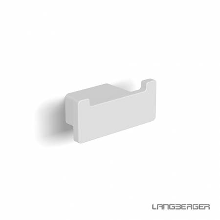 Άγκιστρο μπάνιου διπλό Langberger White Matt