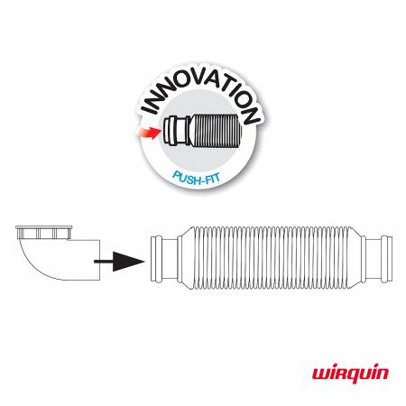 Σιφών Senzo 1 1/2'' για νεροχύτη White