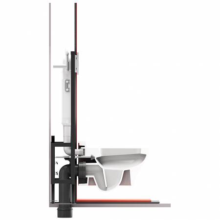 Αυτοφερόμενο Καζανάκι εντοιχισμού Slim Stand για κρεμαστή λεκάνη, WISA (8050452922G)