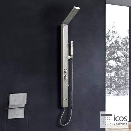 ΣΤΗΛΗ ΝΤΟΥΖ FINA ICOS ΥΨΟΣ 140 εκ. ΑΛΟΥΜΙΝΙΟ SATIN