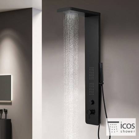 ΣΤΗΛΗ ΝΤΟΥΖ OPRA ICOS ΥΨΟΣ 130 εκ. BLACK MATT