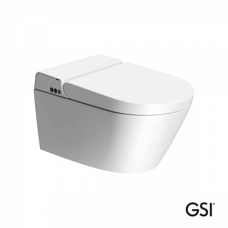 Λεκάνη Κρεμαστή PURA/59  Swirlflush με σύστημα ηλεκτρονικού μπιντέ, White Matt GSI Ιταλίας