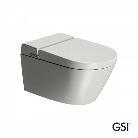 Λεκάνη Κρεμαστή PURA/59  Swirlflush με σύστημα ηλεκτρονικού μπιντέ, Cenere GSI Ιταλίας