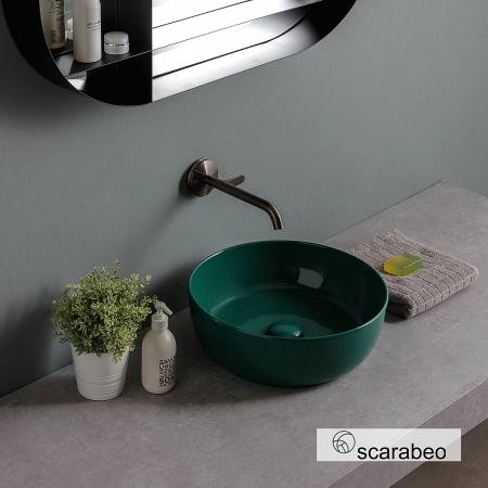 Νιπτήρας Πορσελάνης Glam Φ39 Scarabeo Musk Glossy