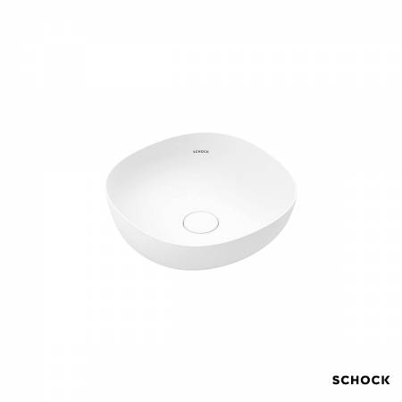 Νιπτήρας SLIGHT 39x39 Marmorin by Schock White Matt