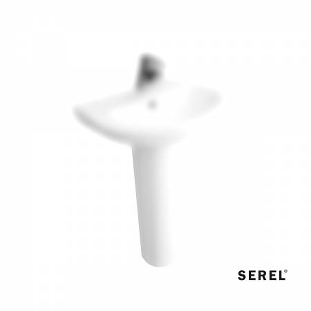 Κολώνα για νιπτήρα Friendly SEREL White