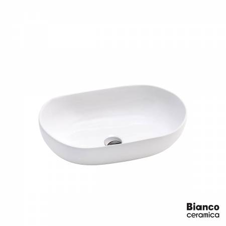 Νιπτήρας Πορσελάνης LOOP 57,5 x36,5 Bianco Ceramica White Matt