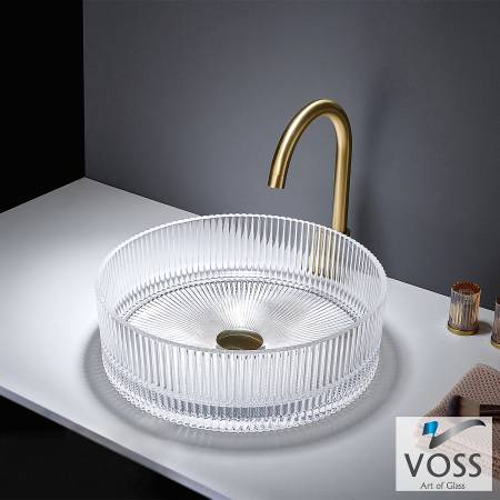 Νιπτήρας Γυάλινος RING-S Φ40 Voss GLass Clear