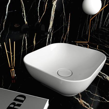 Olympia Trend Square 02 - Νιπτήρας Επικαθήμενος σε διάφορα χρώματα