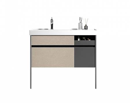 ΣΕΤ ΠΑΓΚΟΥ ELITE 100cm PLYWOOD χρ.SMOKE GREY