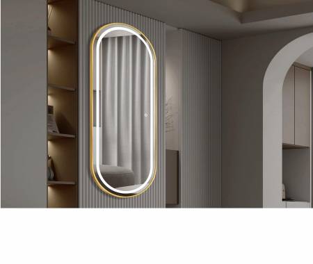 Καθρέφτης LED Τοίχου F-02 Οβάλ 60x160cm κωδ. 0762-F-02