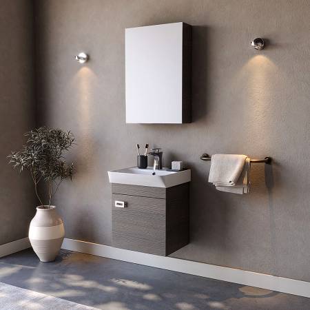 Πάγκος NEON Ανθρακί MDF 18mm 45 S3BNEON045AN 45x41x51cm