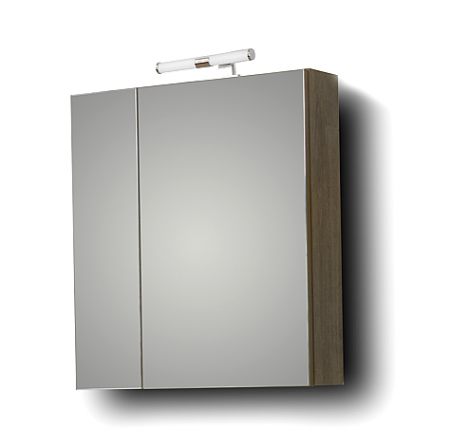 ΚΑΘΡΕΦΤΗΣ OMEGA 65cm NEW χρ.GREY OAK 3MOM065GONW με ντουλάπια