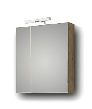 ΚΑΘΡΕΦΤΗΣ OMEGA 65 cm NEW χρ. BEIGE OAK 3MOM065BO0W με ντουλάπια