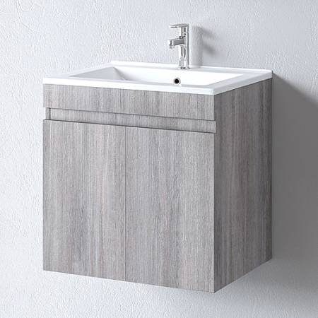 Πάγκος OMEGA GREY OAK 60 S3BOM060GO0 60x44x60, Νιπτήρας 60x45