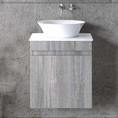 ΣΕΤ ΠΑΓΚΟΥ OMEGA TOP 50cm χρ.GREY OAK S3BOMT050GO