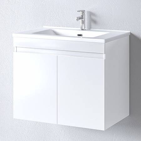 ΣΕΤ ΠΑΓΚΟΣ OMEGA 75 cm χρ. NEW WHITE GLOSS S3BOM075GLN