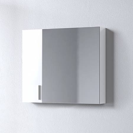 Καθρέφτης SIENA WHITE 75 3MSI075GL0W με ντουλάπια 75x14x65cm