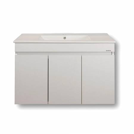 ΠΑΓΚΟΣ OMEGA WHITE 85 S3BOM085GLN Πάγκος 82x44x60, Νιπτήρας 85x45