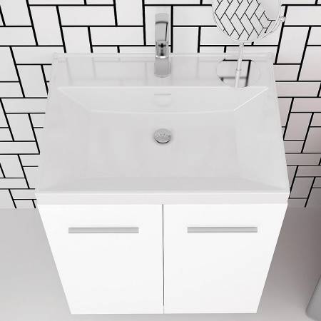 Orabella Nova/Navona 61 Long - Έπιπλο Μπάνιου Επιδαπέδιο με πορσελάνινο νιπτήρα Orabella