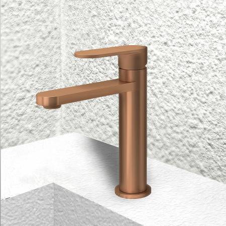 Orabella Aspen Rose gold - Μπαταρία νιπτήρος