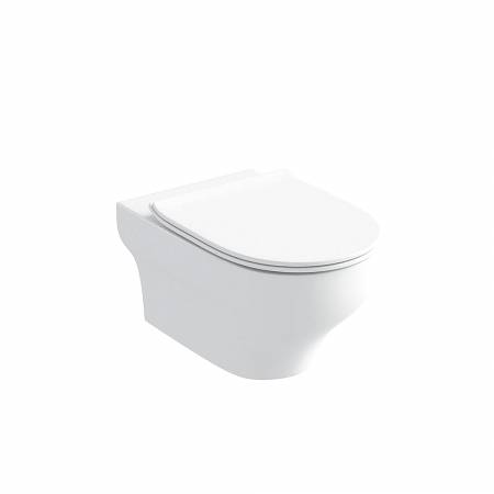 Olympia Clear Rimless White glossy - Λεκάνη κρεμαστή