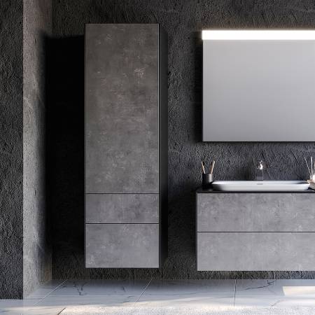 Στήλη RODOS Ασημί MDF 18mm Λάκα 50 3CROD050SBM κρεμαστή