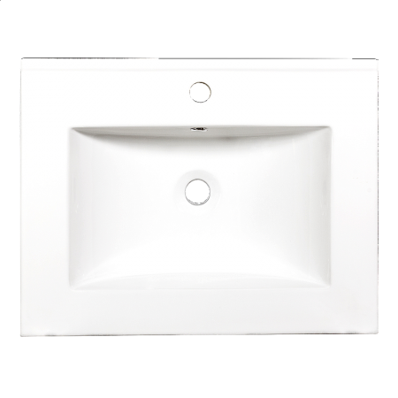 Νιπτήρας SLIM 60 γυαλιστερή πορσελάνη 60x46cm