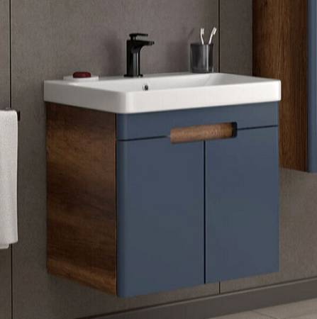 Πάγκος TREND Ανθρακί MDF 18mm Λάκα 60 S3BTREN060AB 60x46x58cm