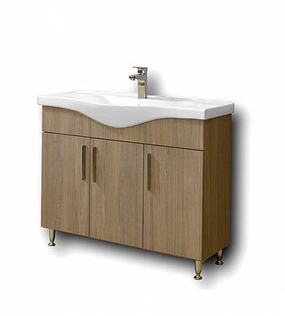 Σετ Έπιπλο Μπάνιου SIENA HARMONY NEW 100 9SSI100HN0W Πάγκο 96x34x83cm