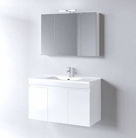 ΣΕΤ ΕΠΙΠΛΟΥ OMEGA 120 cm χρ.WHITE GLOSS 9SOM120GLW