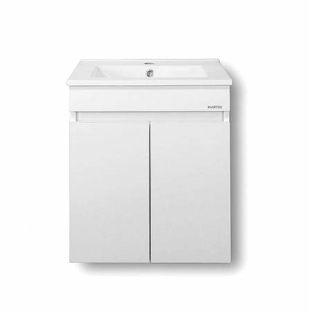 Σετ Έπιπλο Μπάνιου OMEGA WHITE 60 9SOM060GL0W Πάγκο 59x44x57cm