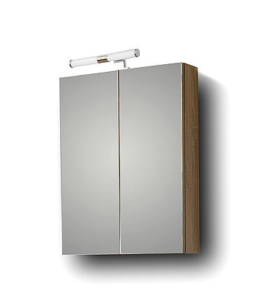 Σετ Έπιπλο Μπάνιου SIENA SONOMA DARK 55 9SSI055SD0W Πάγκο 51x34x83cm