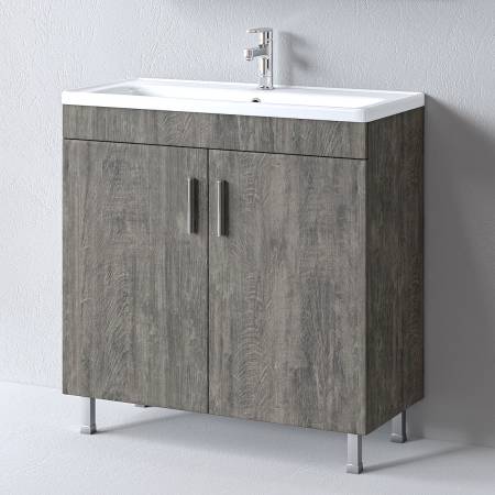 Σετ Έπιπλο Μπάνιου Skopelos Berlin 80 9SSK080BE0W Πάγκος 78x36x83