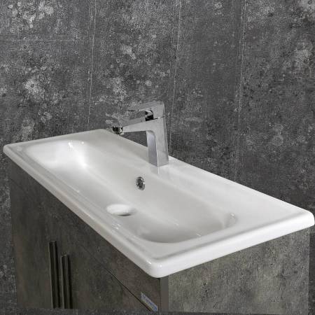 Σετ Έπιπλο Μπάνιου Skopelos Berlin 80 9SSK080BE0W Πάγκος 78x36x83